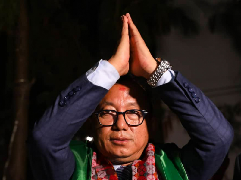 एन्फा अध्यक्षमा पंकजविक्रम नेम्वाङ विजयी 